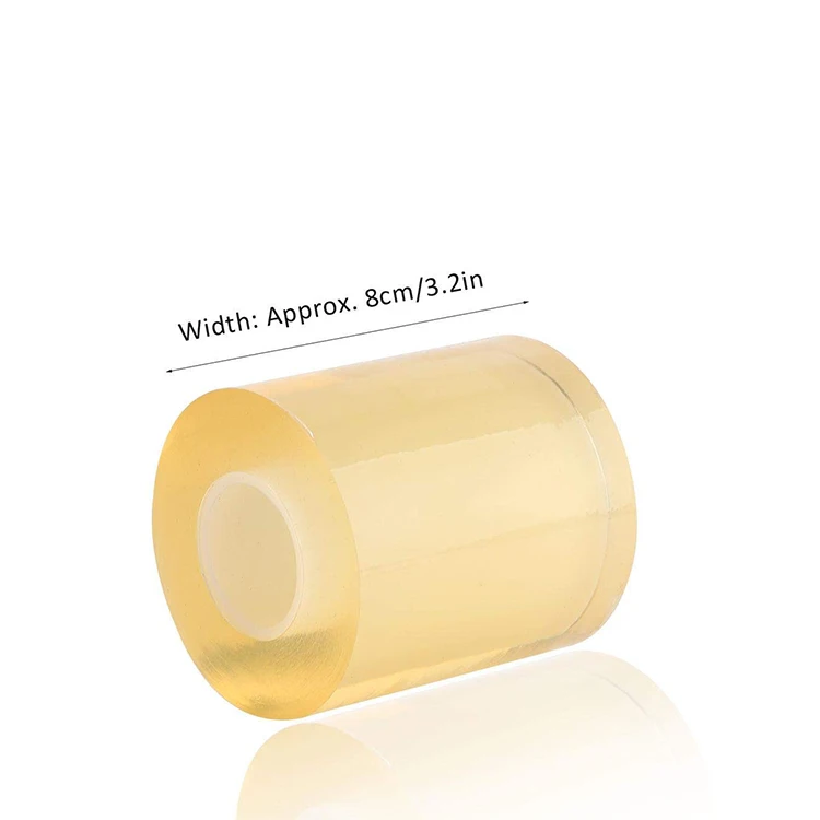 
New Style Gold Colour PVC Film Roll Plastic Clear Self Protection Adhesive Film for Watch 