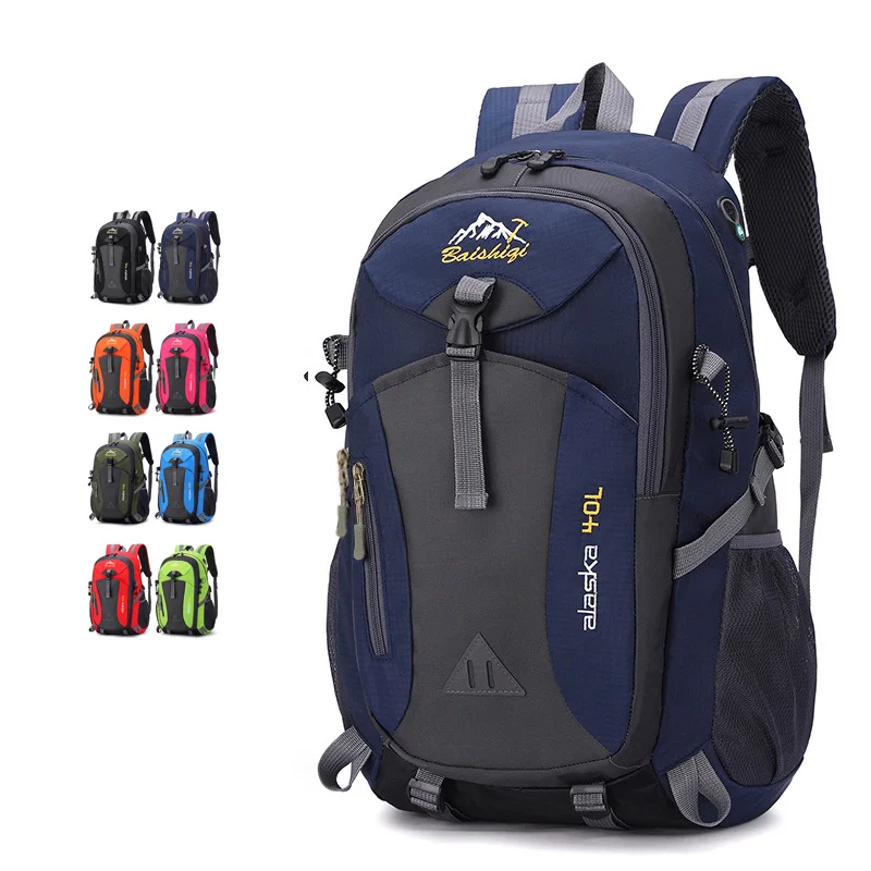 2024 New Large capacity Custom Logo Factory Wholesale Bag Backpack Custom Outdoor Sport Backpack Lightweight 40l Hiking Backpack