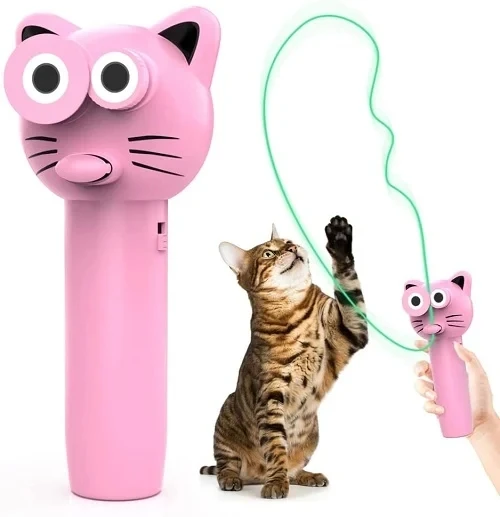Factory Zipstring Rope Cute Cat Toy Creative Novelty Funny Fidget Electric Toy Cat String Controller Rope Launcher