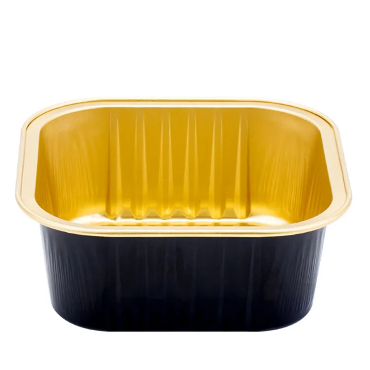 Factory price customized tin food packaging mini box 180ml sauce dessert cup baking colorful aluminum foil cupcake cups with lid