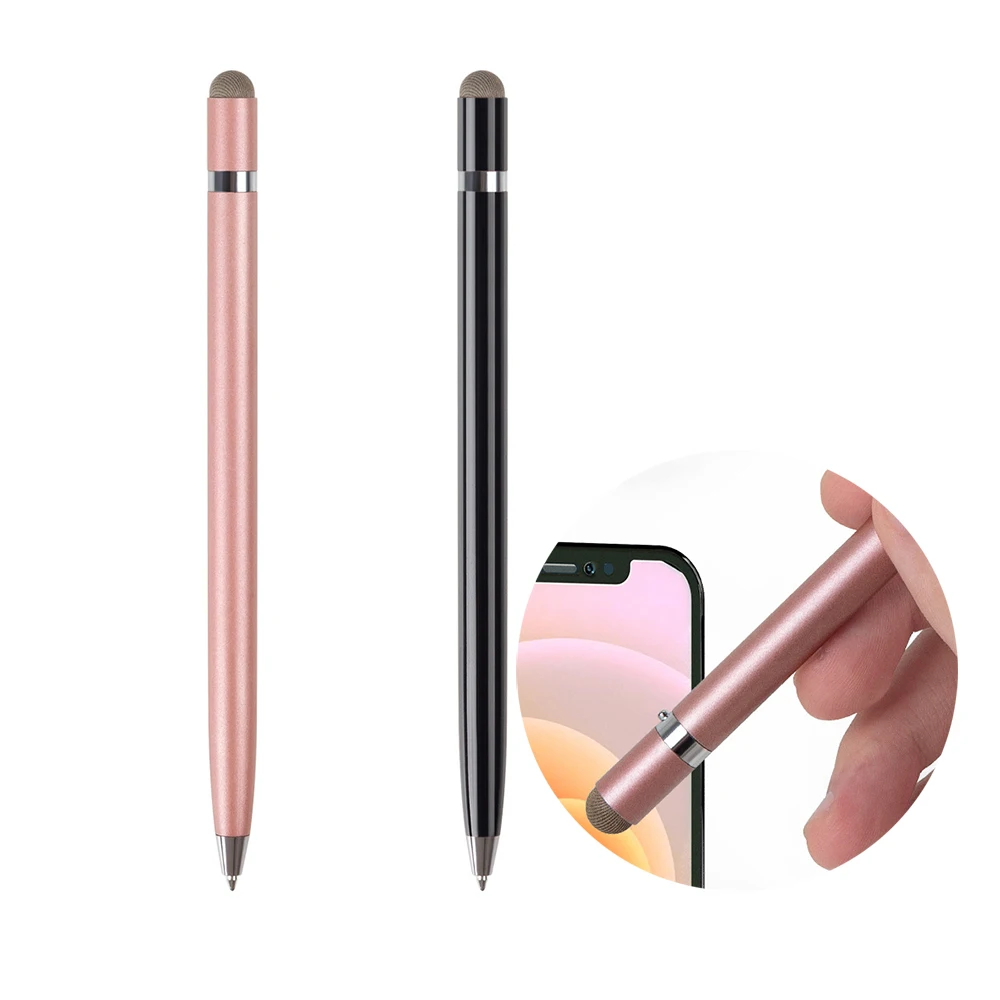 Stylus Pen Touch Screen High Precision 2 in 1 Capacitive Stylus Ballpoint Pen for Phone Tablet All Universal Touch creen Devices