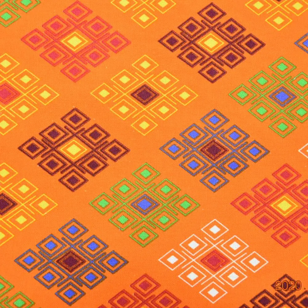 
Best Selling wind proof stock rayon linen fabric printed dress 