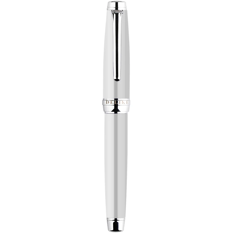 MAJOHN New Moon 3 Cream white Fountain Pen Metal Color Baking Paint Extra Fine Art Nib Student Calligraphy Pen made in China