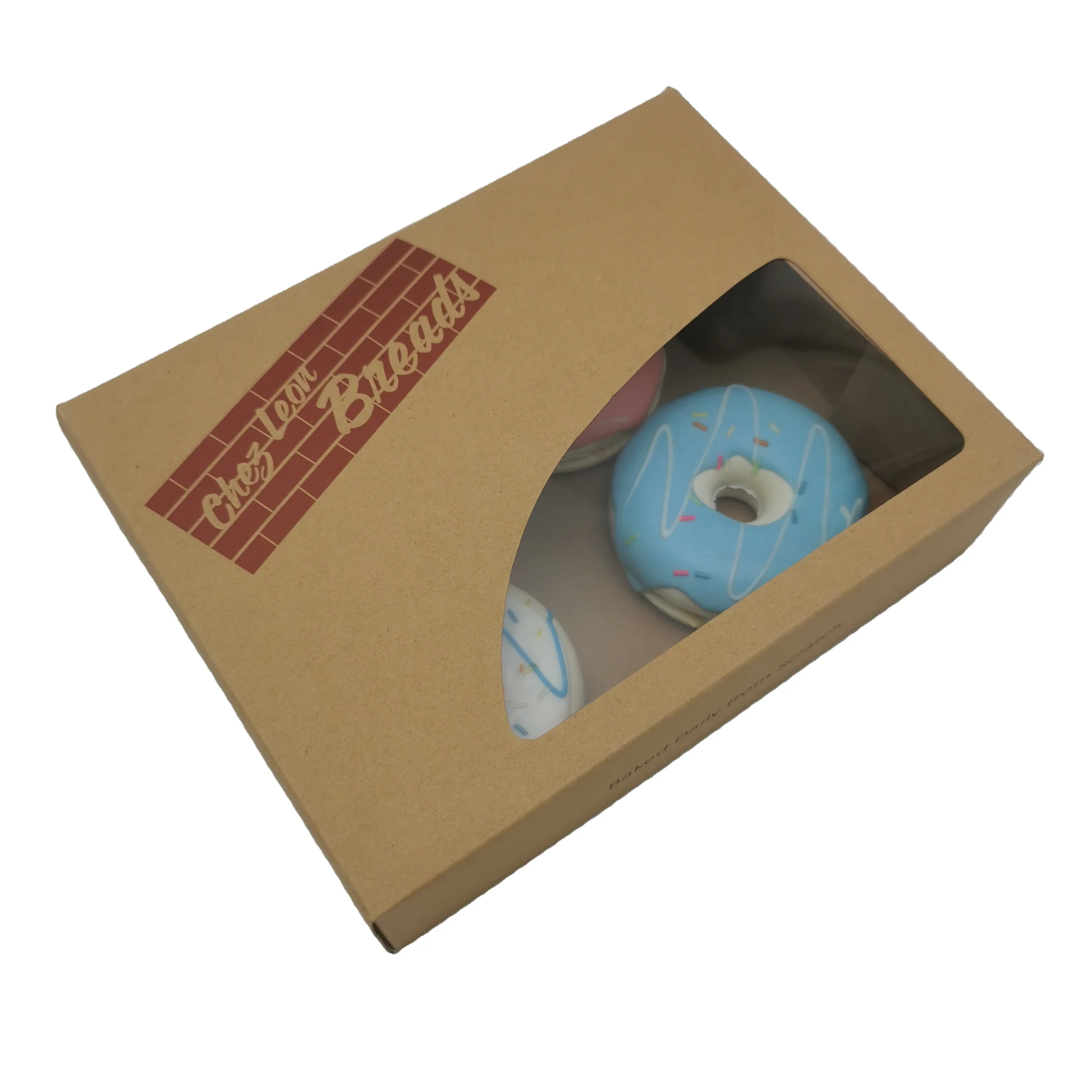 China wholesale gift box chocolate donuts box cardboard paper candy cookie paper box