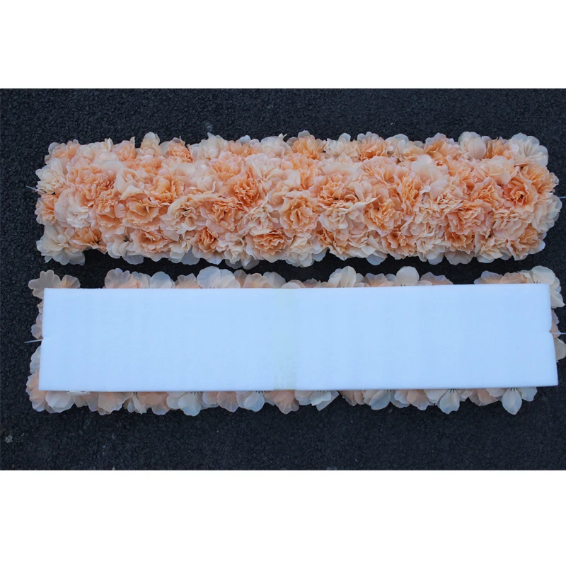 Becautiful artificial flower runner for wedding decoration wedding runner aisle royal blue