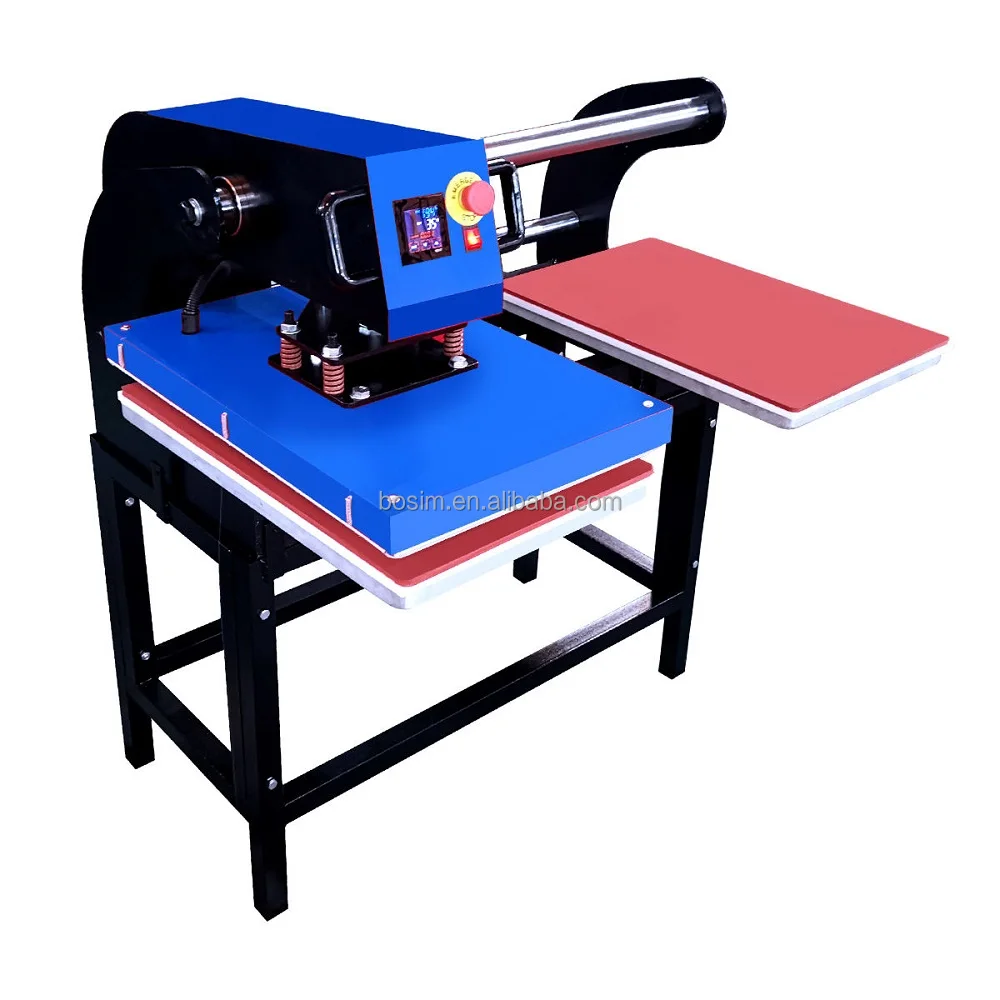 Bosim Dual Panel 40*60cm Heat press machine pneumatic power heat transfer press machine for sublimation dtg dtf printing press