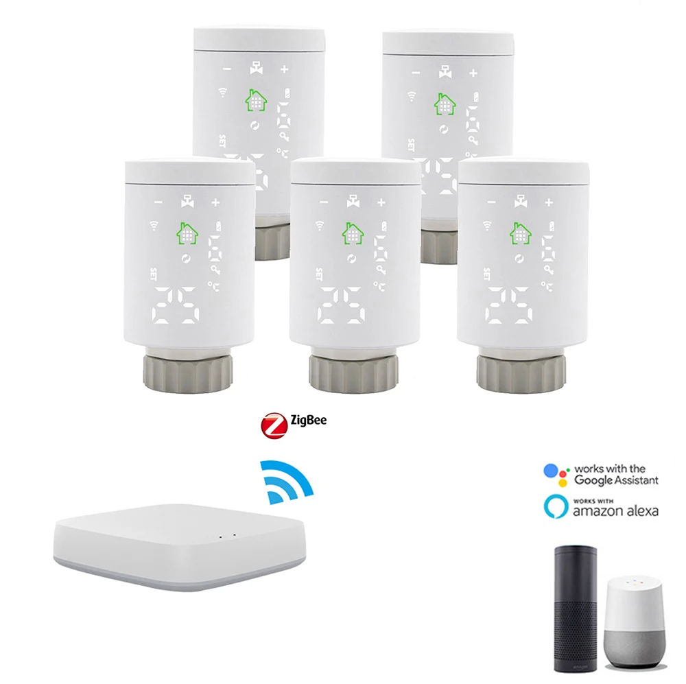 Hysen Smart Zigbee RTV (термостатический клапан радиатора) контроллер температуры теплого пола с управлением через приложение