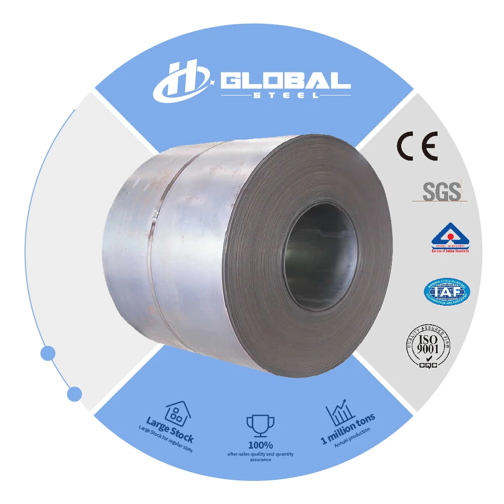 CRC HRC cold drawn polished 0.5mm 0.3mm 1.2mm carbon steel coil for export