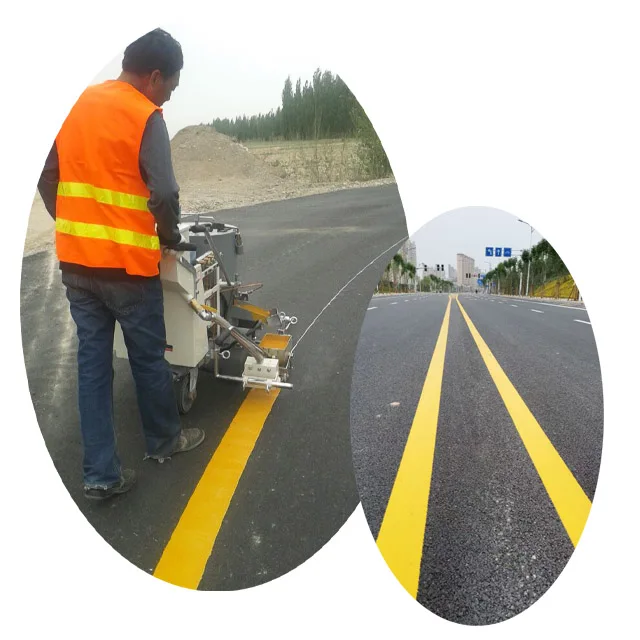 Multi Function Pre-Heater Thermoplastic Kneading Machines Asphalt Road Painting Machine