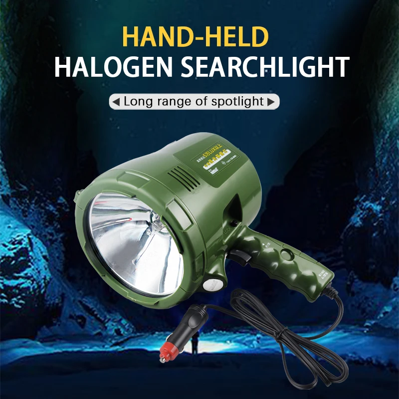 SUNCA 55W 209D Automotive strong non-rechargeable handheld halogen searchlight