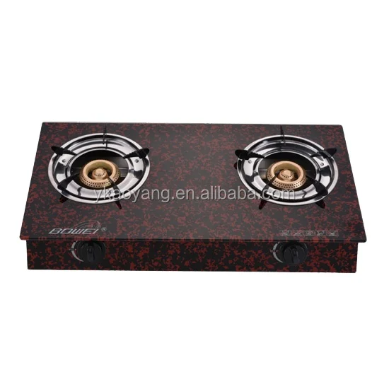 Hot selling good price two burner gas stove made in china high quality glass top gas stove cheap cast iron gas cooker burner