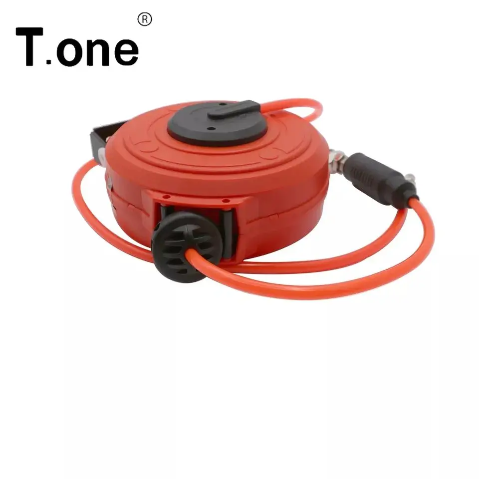 Garden Retractable Wall Mount Hydraulic Airline Water Hose Reel Automatic Compressed Air Reel