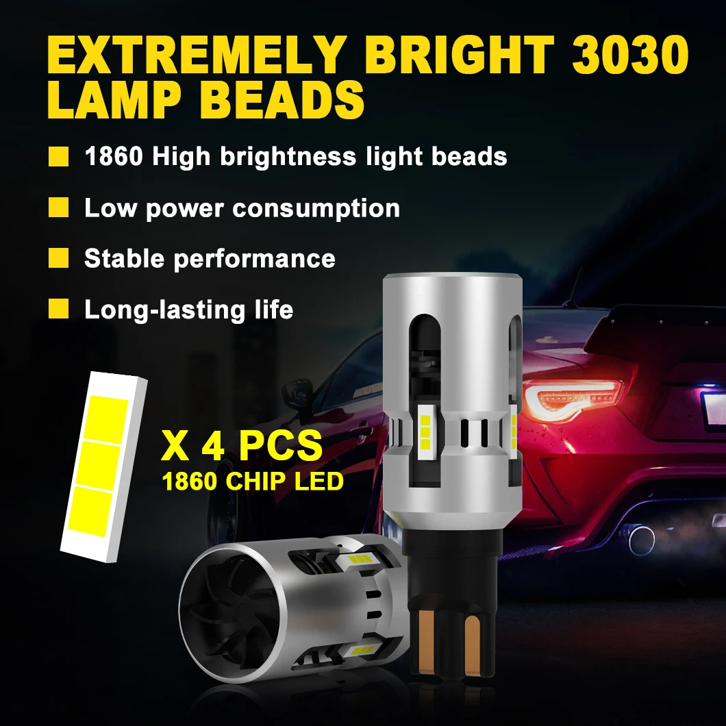 Светодиодная лампа Gview автомобильная 12 В Тормозная 912 920 W16W светодиодная 921 для светодиодных ламп поворота