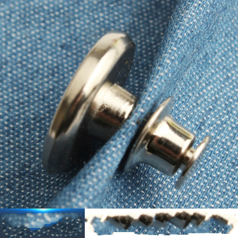 
Amazon Replacement no sew detachable screw 17mm pin adjustable set luxury instant button jean 