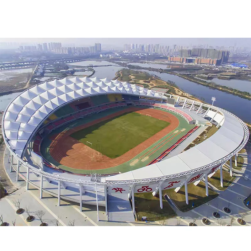 PVDF Крытый Теннисный корт бассейн Большой Космический стадион мембранная крыша надувная палатка для футбольного поля