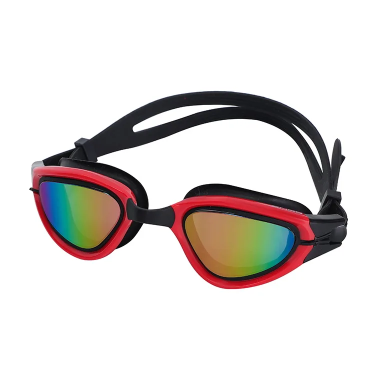 High quality silicone swimming goggles with oiled out frame,high quality silicone swim glasses,adult swimming goggles