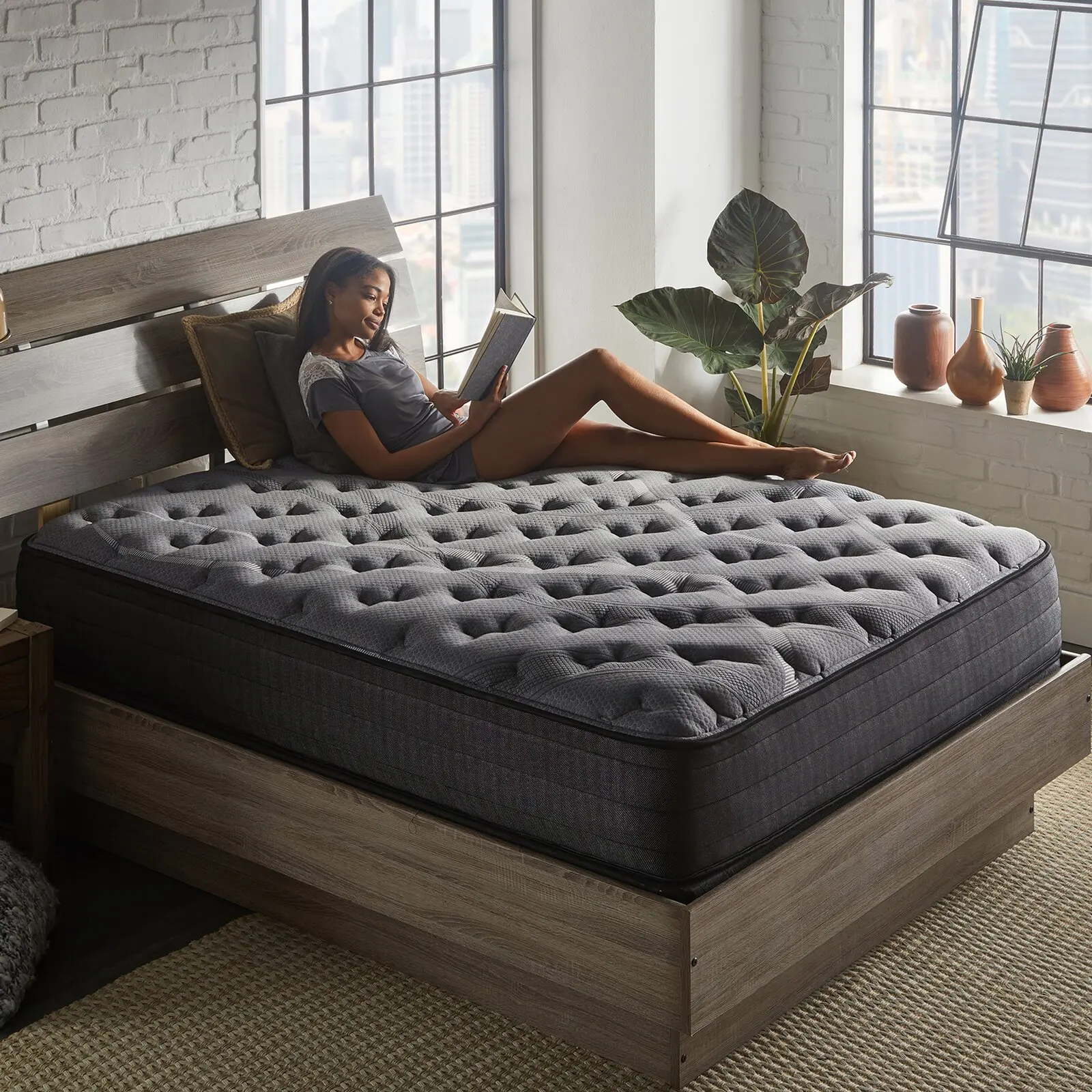 High Quality Premium Bed Full Queen Size 12 Inch Roll Pocket Memory Foam Mattress Foldable In a Box