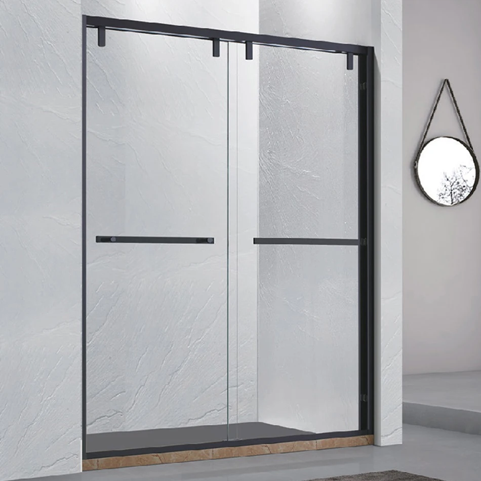 Good Selling bathroom cabin luxury design black shower enclosure corner poland bath 8mm glass shower cabin price in pakistan