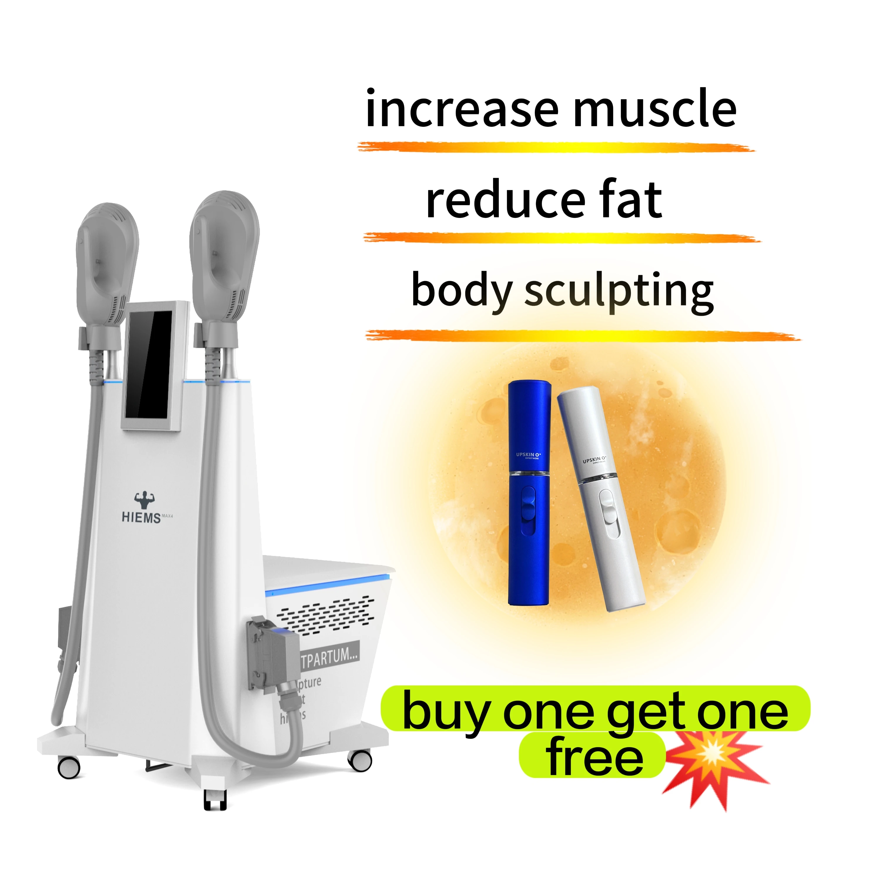 Beco Non-surgicall Hiemt Ems послеродовой ремонт Emslim мышечного стимулятора ягодицы машина для похудения
