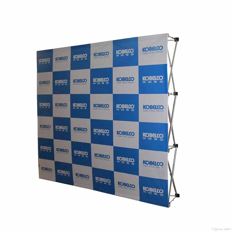 
Portable pop up banner display frame pop up tension fabric backdrop stand banner 