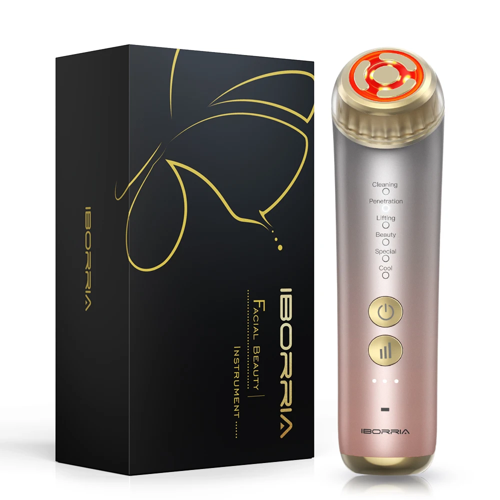 Dropshipping Oem/Odm Beauty Private Label Rf Photon Lifting Device Face Massager Beauty Device Usb Beauty Products For Women