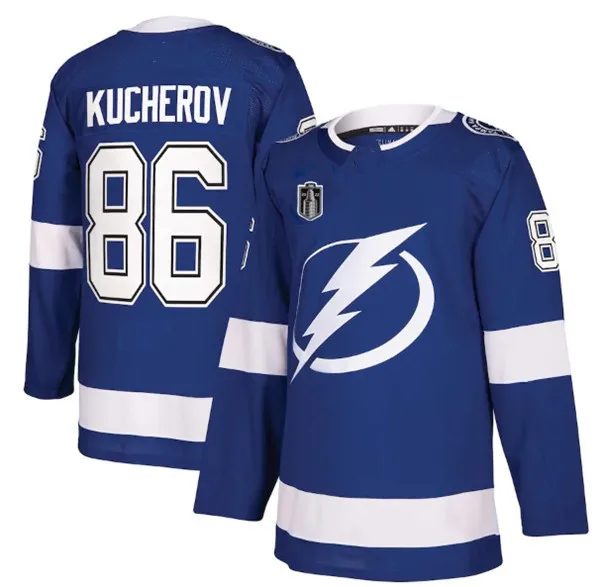 Cheap Stitched Sports Ice Hockey Jerseys Tampa Bay 88 Andrei Vasilevskiy 77 Hedman 86 Kucherov 91 Stamkos