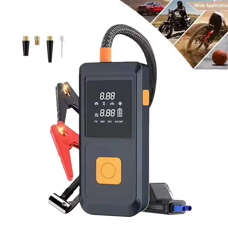 Hot new multi-functional car starter 8000 MAh 12v portable car emergency battery booster power Bank car starter power supply