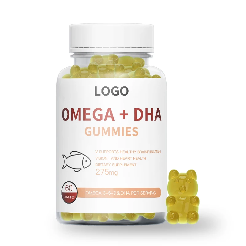 OEM Support Joint And Brain Health Omega3 6 9 Fish Oil DHA Gummies