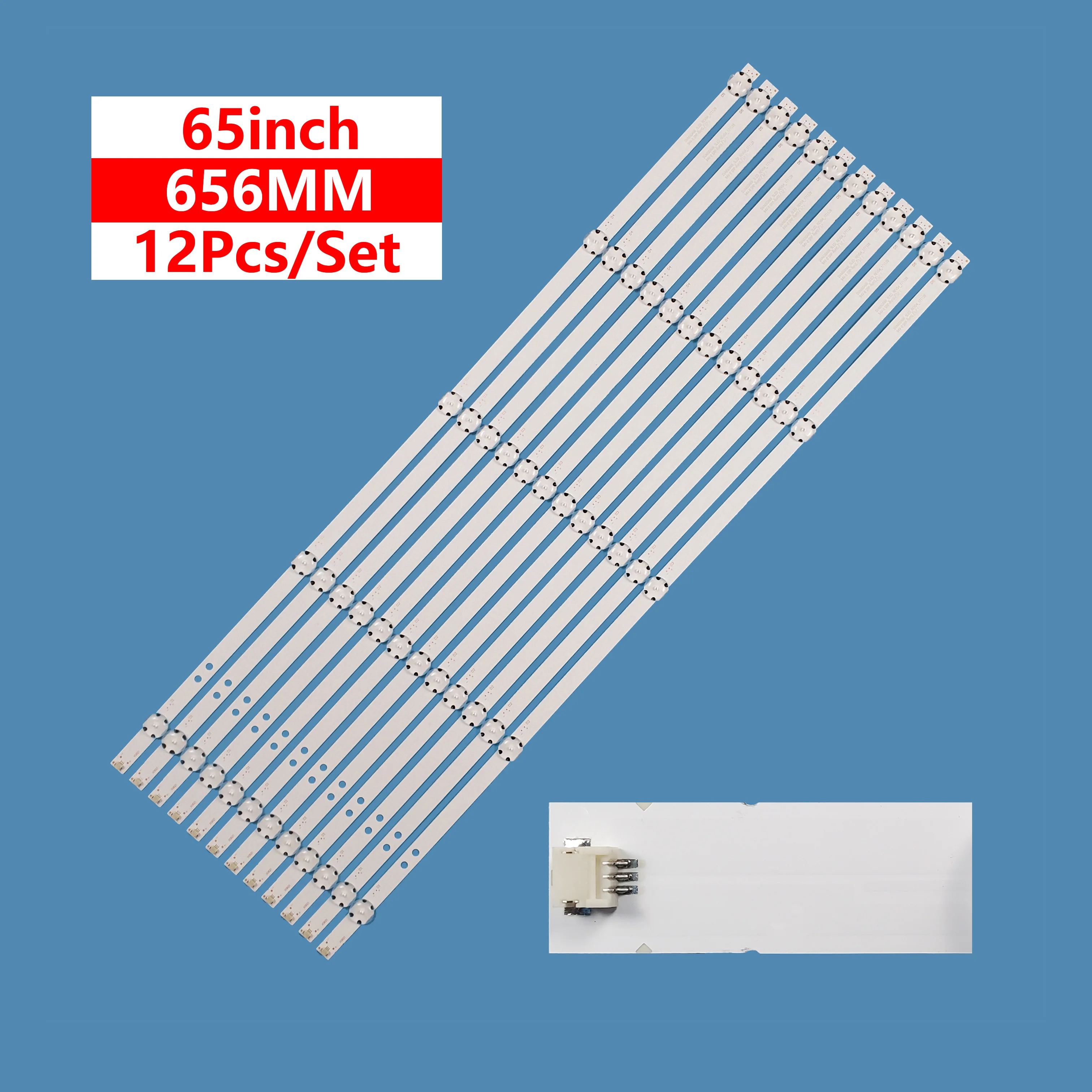 Световая светодиодная подсветка для телевизора sva650a66 _ 5LED _ rev04 для KD-65X7000F ТВ подсветка светодиодная лента