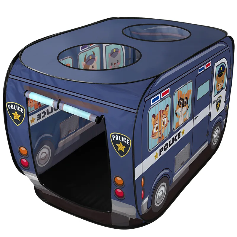 Детский мультяшный автобус палатка для дома автоматически открывает открытую палатку пикника игрушечный интерактивный игровой домик