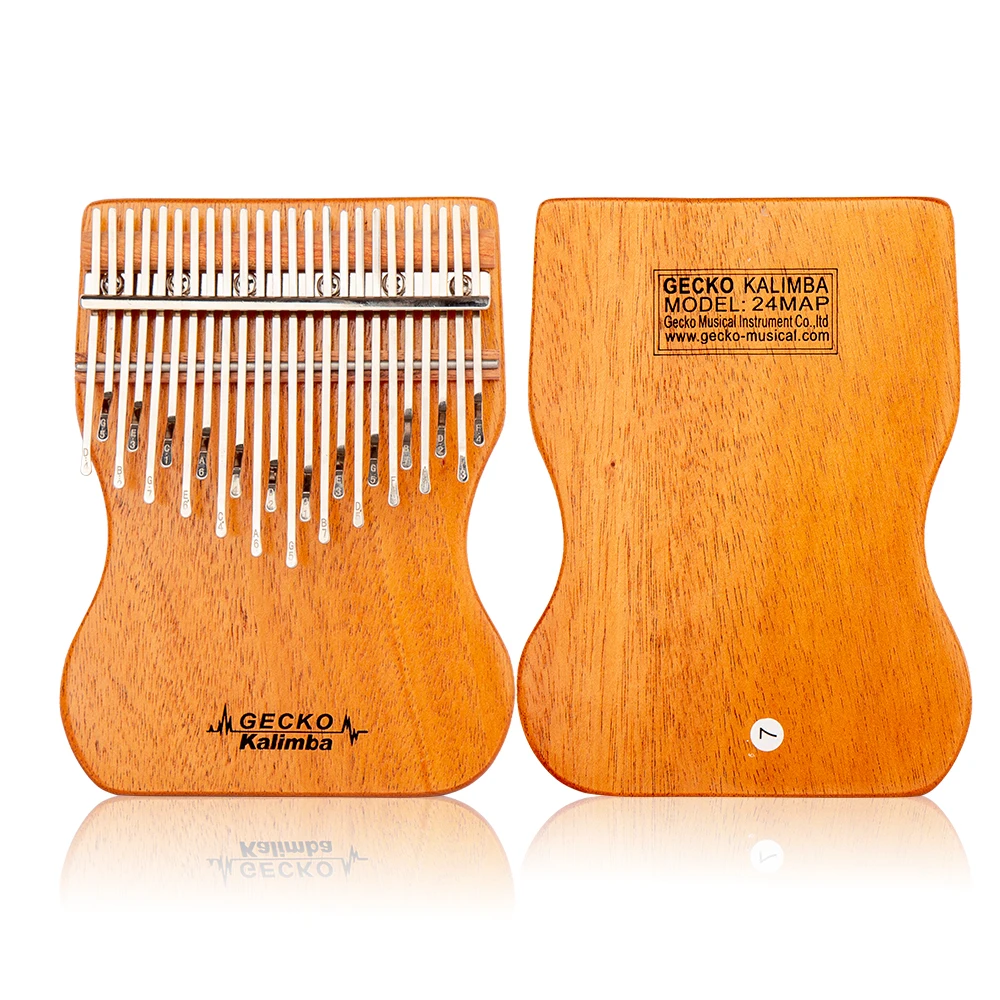 Featured gift wooden finger piano 24 keys kalimba
