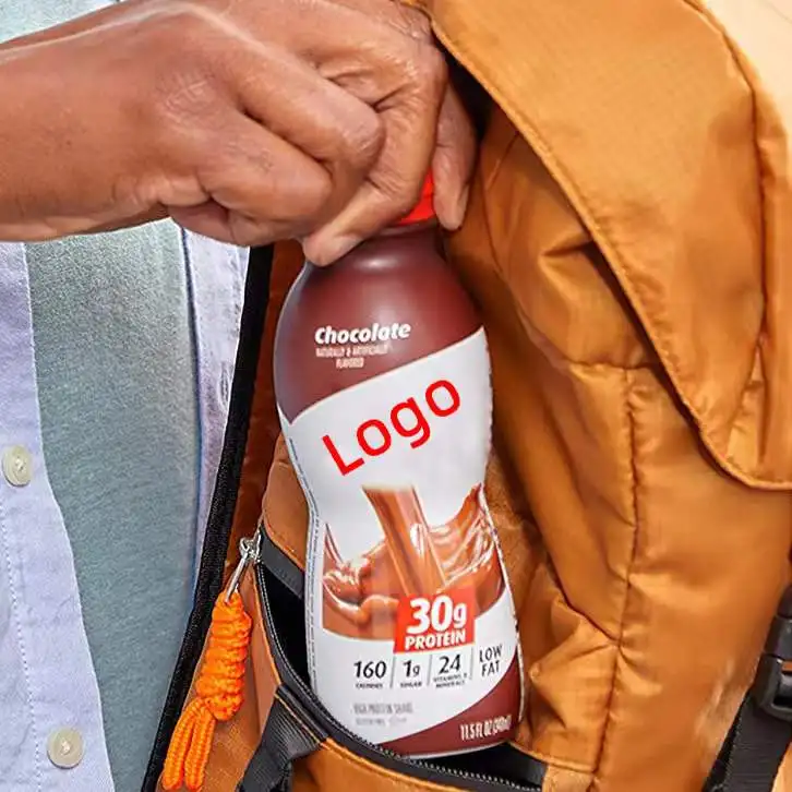 Dietary fiber chubby bottle milkshake nutrition satiety 0 sucrose milk tea flavor protein meal replacement milkshake