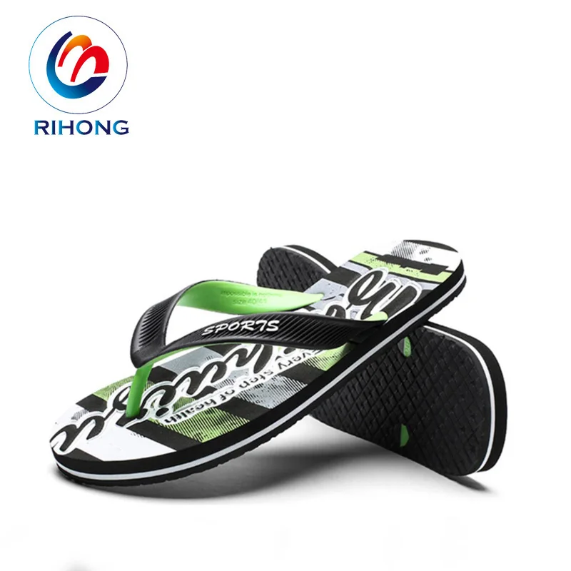 high quality summer thong slide unisex custom base engraving logo fancy eva beach flip flops mens