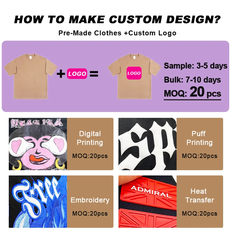 Plain 240 Gsm Cotton Cropped Graphic T Shirts Men Design Heavy Weight Screen Print T-Shirt Manufacturer Custom Logo