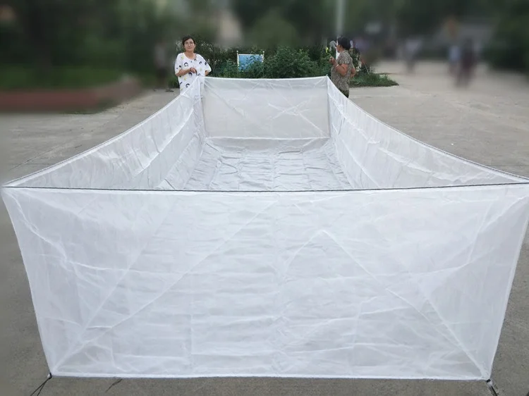 80mesh Anti-escape Fish Culture Breeding Net Cage Fry Fish Krill Cage Aquaculture Nets Terrariums Fish-farming Nylon Net Cage