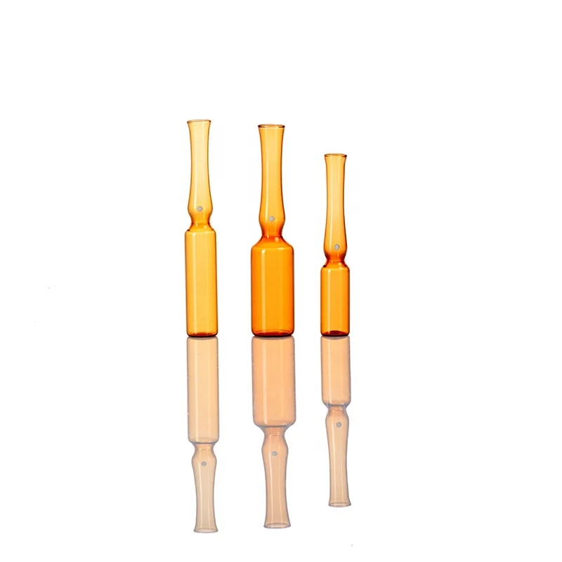 10ml clear borosilicate  glass ampoule medical cosmetic use