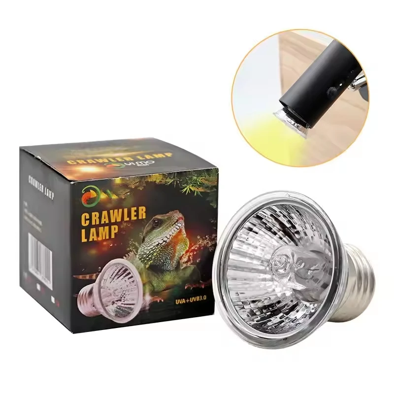 UVA UVB Sun Heat Lamp Bulb Full Spectrum Sun Turtle Basking UV Light Reptile Lamp for Turtle Snake Reptile