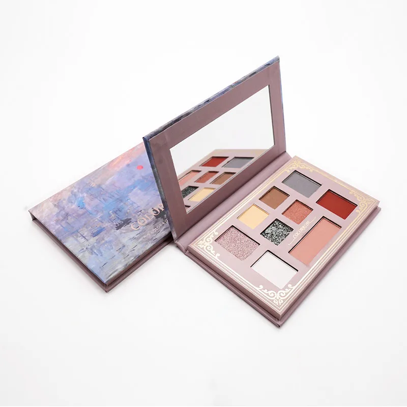 Multi-Color Waterproof Long-Lasting Eyeshadow Palette High-Gloss Matte Finish Customisable Glitter Makeup Product Chemical