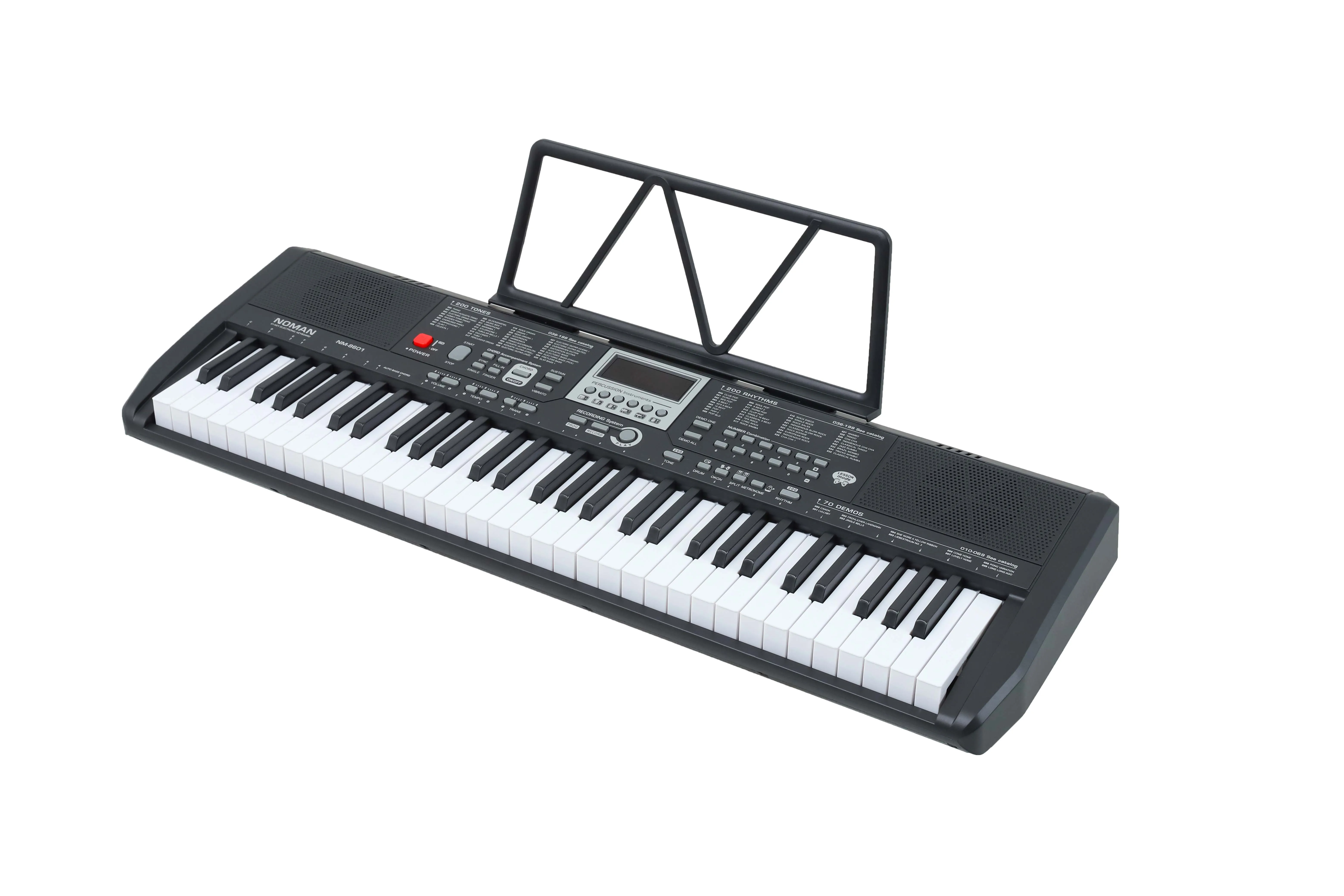 Touch Function Portable 61 Keyboard Musical Instrument MIDI Electric Piano 61 Keys Digital Electronic Organ Keyboard
