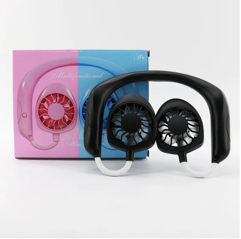 Custom  Plastic neckband fan insert tray  Mini Fan Packaging box