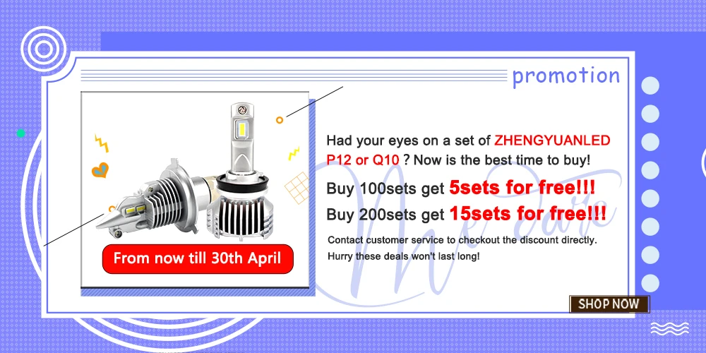 Комплект для переоборудования электрических автомобилей 9006 hb4 гнездо Светодиодная лампа фар мотоциклов и