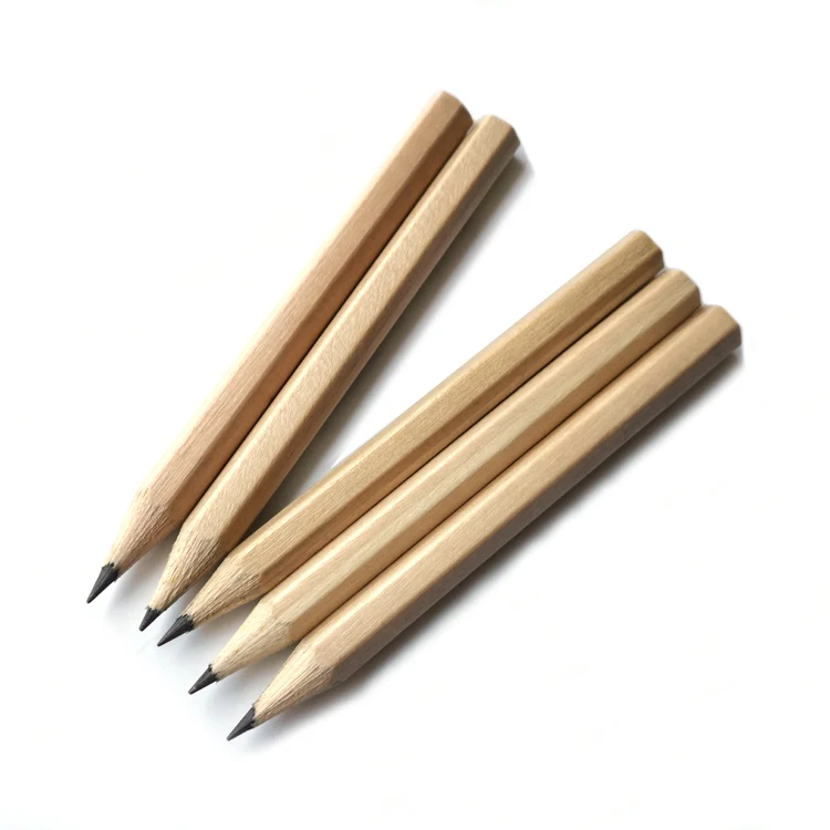 Wholesale Bulk Printing Small Natural Wood Pencil for Promotion