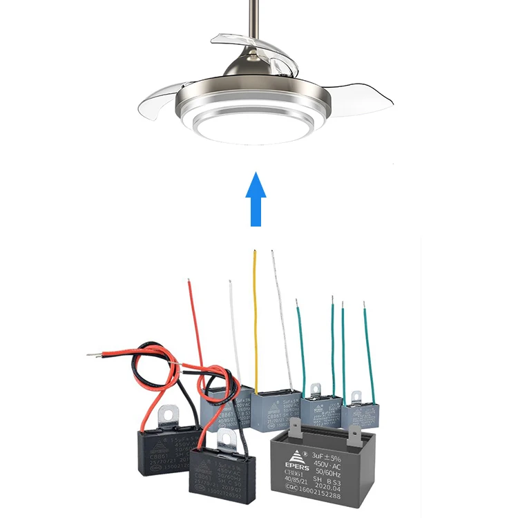 2uf 5uf  10uf  250VAC  450VAC  working long life  fan Original Manufacturer cbb61 capacitor