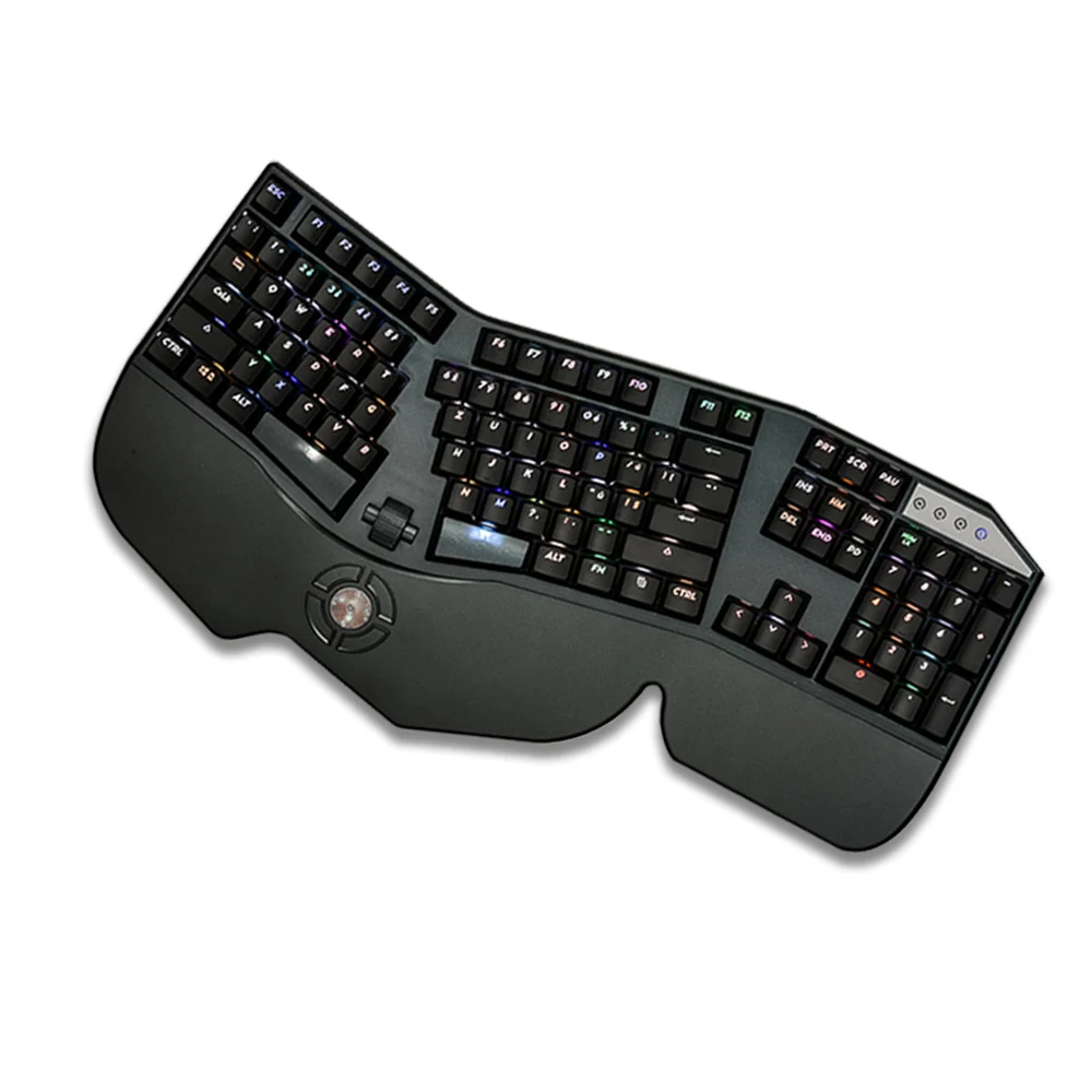 OEM/ODM Keyboard Manufacturer Mechanical Switches True Ergonomic Keyboard With Wrist Rest