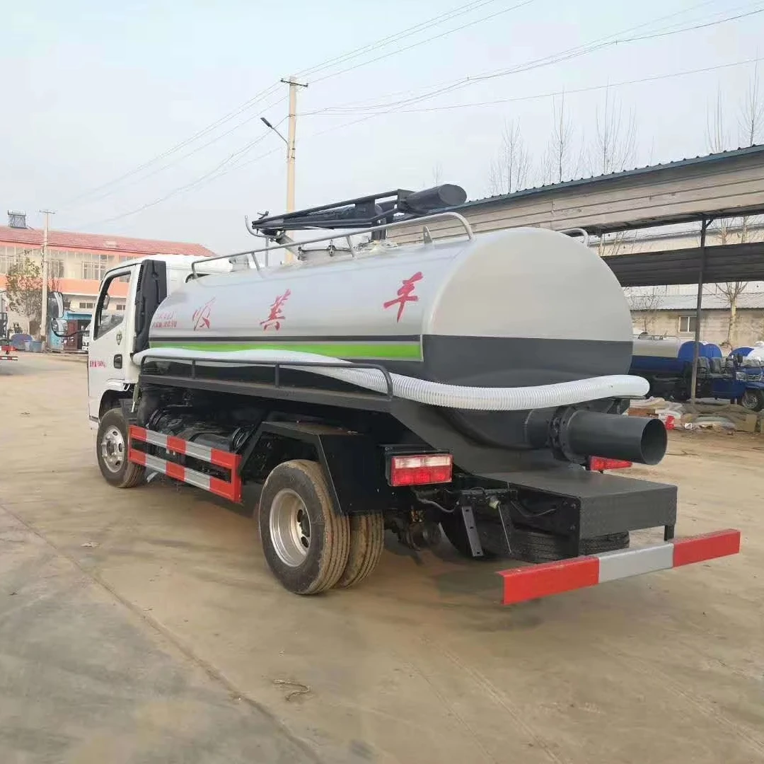 Tank body self suction and self discharge suction sewage truck community septic tank biogas slurry tank suction truck