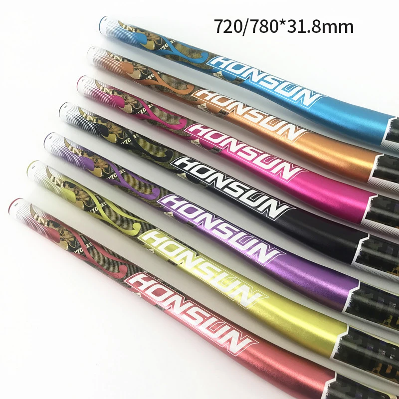 HONSUN Bicycle Handlebar Extended Mountain Road Folding Bike Carbon Handlebars 780mm Bike Parts Cycle Hand Bar