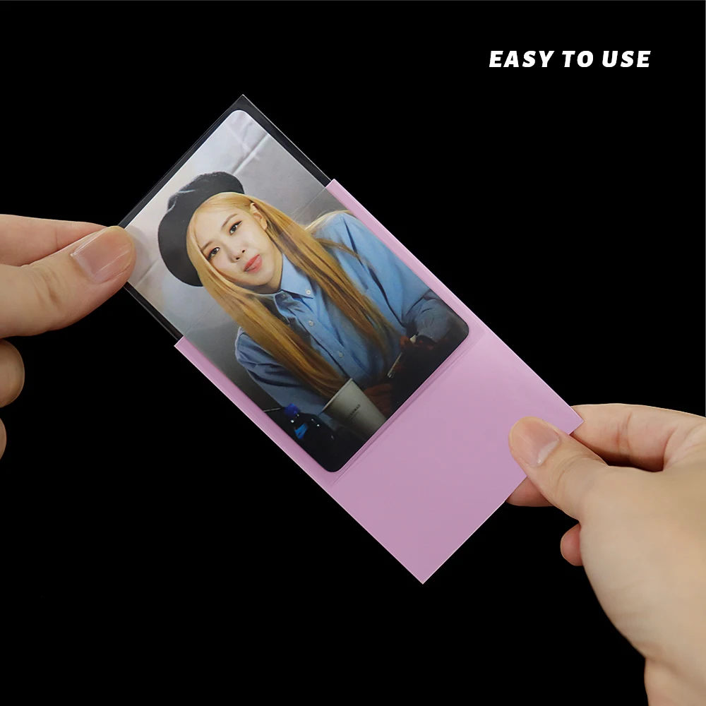 11 видов цветов Premium толщиной KPOP Idol фото протекторы для карт