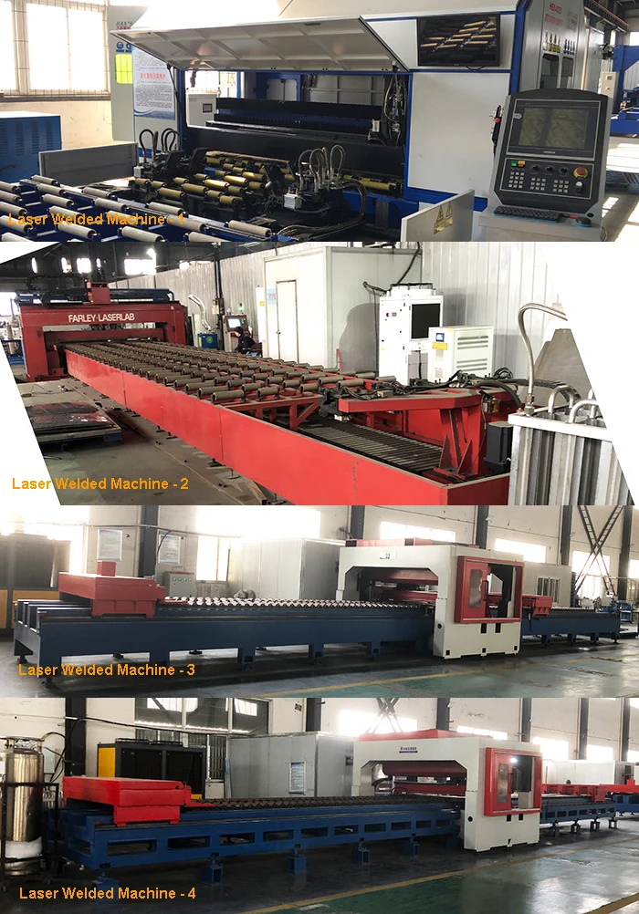 laser welded machine