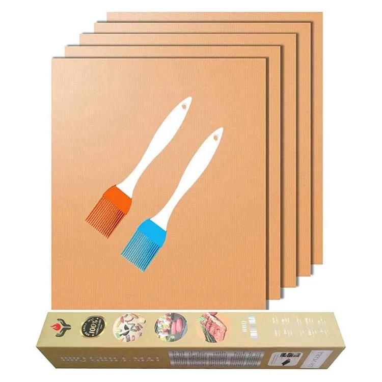 LFGB Approved Heavy Duty Anti-Heat 100% Non Stick Ptfe Fiberglass Copper Over Liner