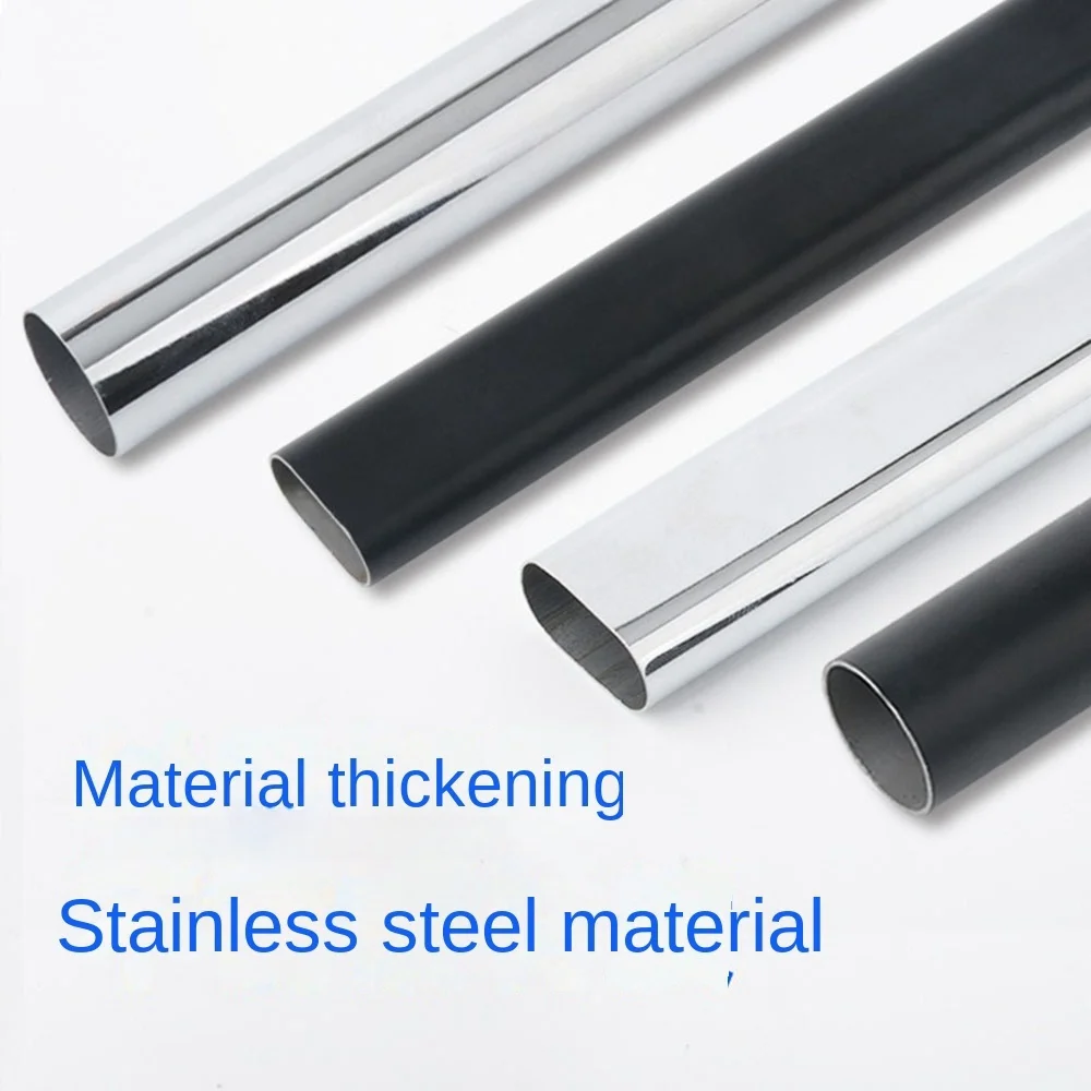 Telescopic Shower Rod New Fashion Without Drilling Polished High Quality Finials Oem/Odm Curtain Rods Sets Metal Stainless Steel